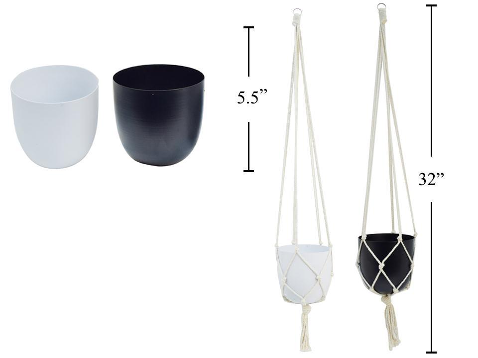 Hanging Planter w/ Rope 5"